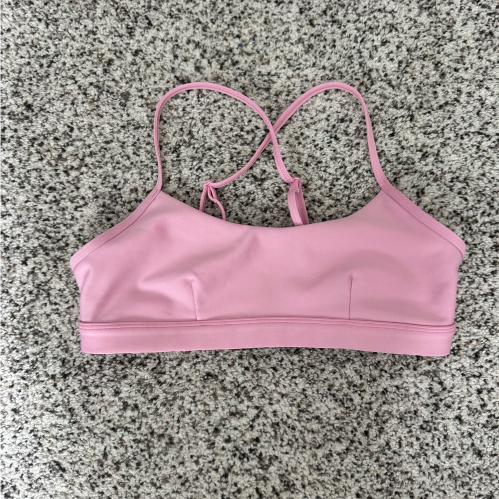 ALO Yoga Sweet Pink Sports Bra (airlift intrigue bra)